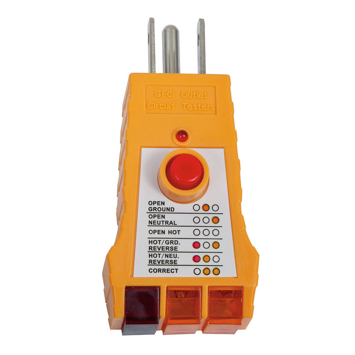 10 GFI Electrical Outlet Plug GFCI Receptacle Circuit Tester AC 3 Prong Outlet