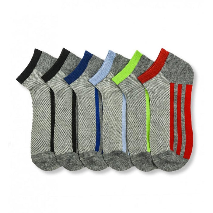 12 Pair Ankle Quarter Crew Mens Stretchy Socks Low Cut Size 9-11 Sport 6 Styles