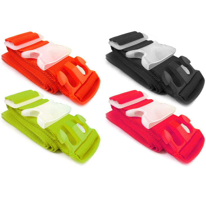 8 Luggage Straps Adjustable Travel Safe Belt Suitcase Baggage Backpack Bag