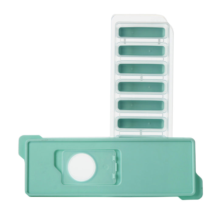 4 Pc Silicone Non Stick Ice Cube Tray Push Out With Flexible Bottom Rectangle