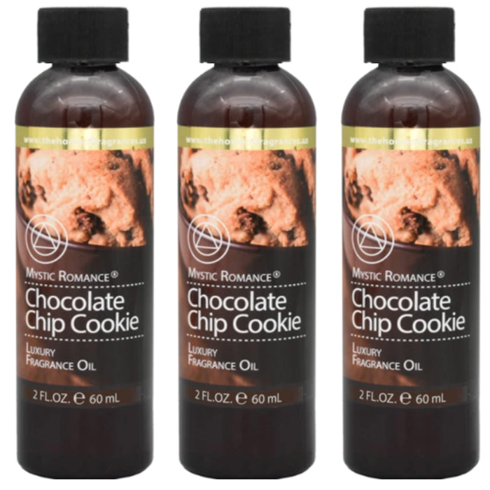 3 Chocolate Chip Cookie 2oz Premium Grade Scented Fragrance Oil Burner Diffuser