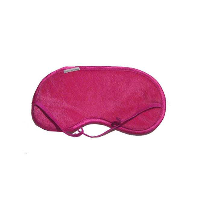 1Pc Sleep Eye Mask Satin Travel Shades Blindfold Soft Travel Relax Pink Airplane
