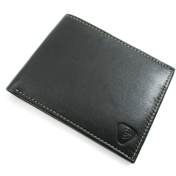 Lewis N Clark Wallet Bifold Genuine Leather RFID Blocked Credit Card ID Security