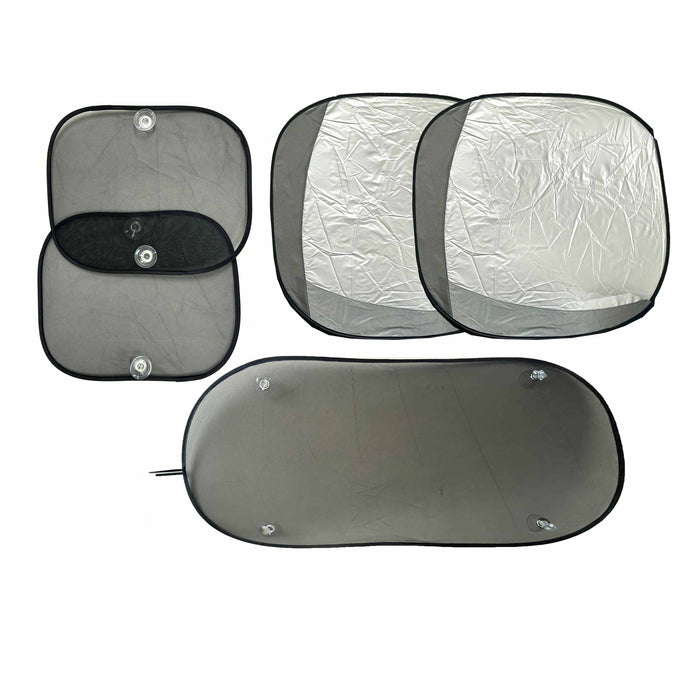 5PC Car Windshield Sun Shade Reflector Sunshade Protection Car Interior Cool Car