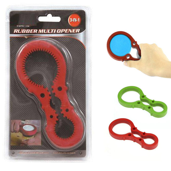 2 Pack Jar Lid Opener Rubber Non Slip Twist Cap Bottle Can Grip Multi Function