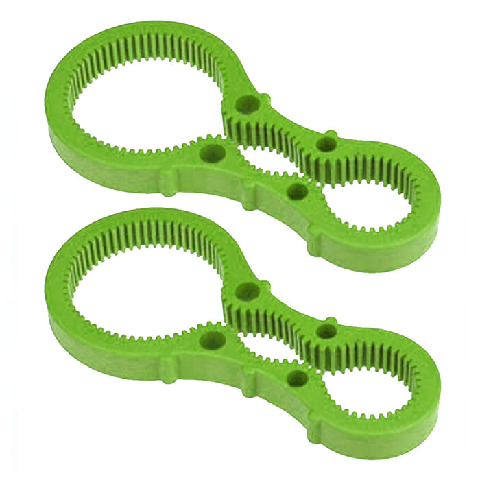2 Pack Jar Lid Opener Rubber Non Slip Twist Cap Bottle Can Grip Multi Function