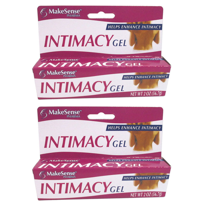 2 Enhance Intimacy Gel Personal Lubricant Tube Water Soluble Increase Sex 4 Oz