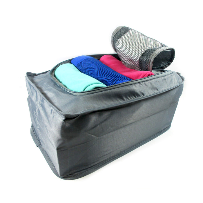 1 Portable Waterproof Travel Clothes Bags Cubes Packing Organizer Pouch Luggage