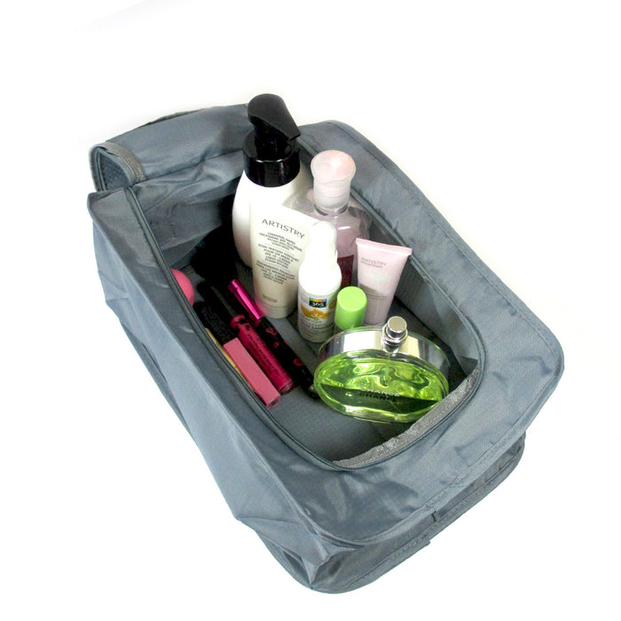 1 Pc Waterproof Cosmetic Bag Travel Makeup Organizer Pouch Case Zip Wash Luggage