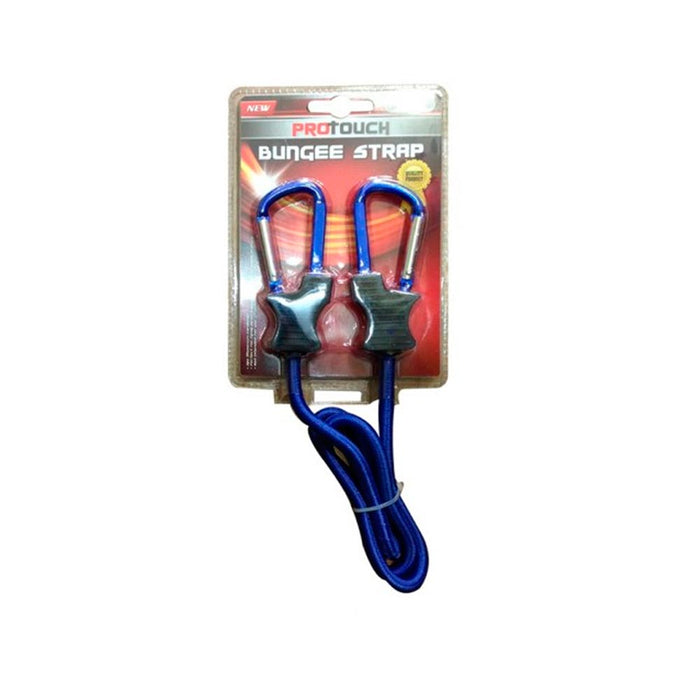 1 Pc Bungee Strap Cord Tie Down Tarp Luggage Aluminum Carabiner Secure Bags 3 Ft