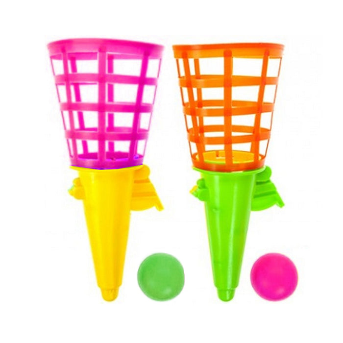4 Click and Catch Ball Kid Games Party Favor Summer Fun Outdoor Indoor Game