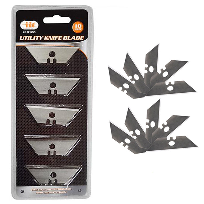 Ladies Utility Knife with 10 Blades Heavy Duty Box Cutter Quick Blade Change Set