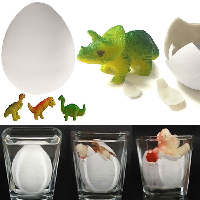 3 Pc Hatching Pet Dinosaur Egg Growing Large Hatch Dino Eggs Jurassic World Gift