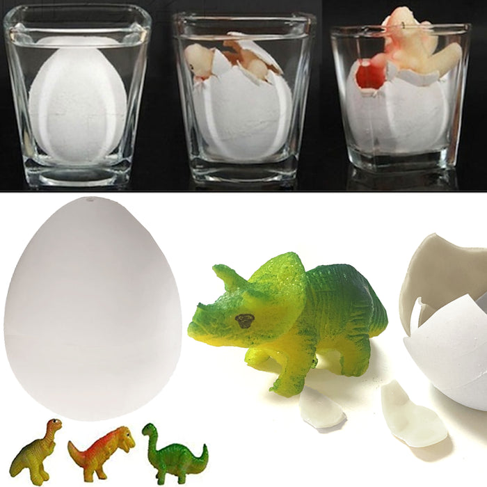 3 Pc Hatching Pet Dinosaur Egg Growing Large Hatch Dino Eggs Jurassic World Gift