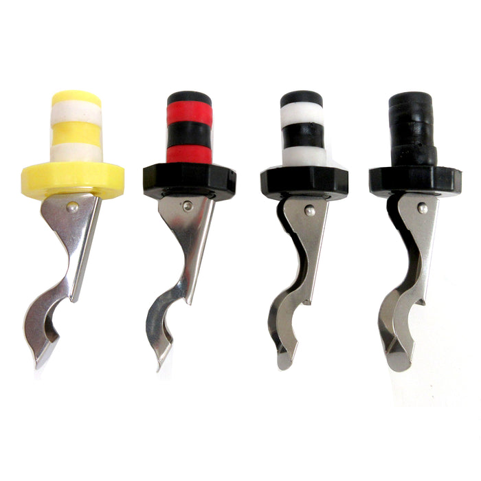 4 Pc Wine Bottle Stoppers Cork Keep Fresh Saver Vacuum Sealer Preserver Airtight