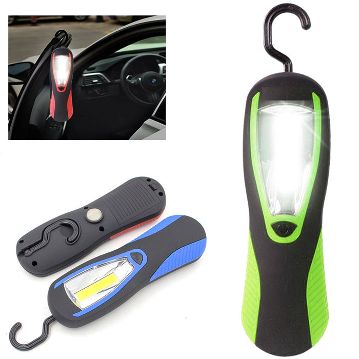 1 LED COB Hanging Hook Light Camping Tent Work Magnetic Emergency Adjustable