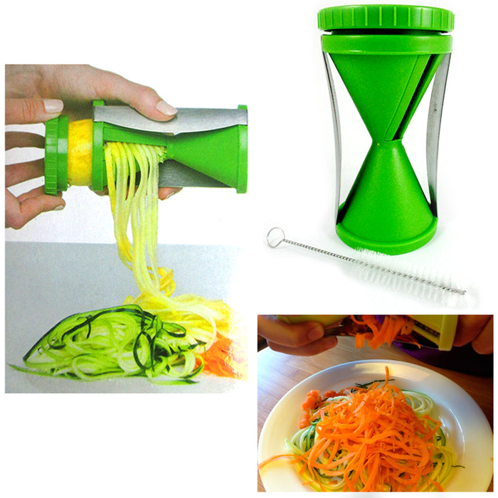 1 Spiral Vegetable Slicer Chopper Shredder Spiralizer Veggie Pasta Maker Fruit