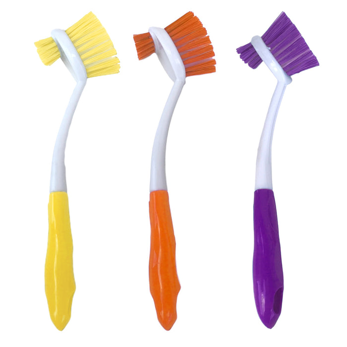1 X Kitchen Scrub Brush Sink Dish Washing Vegetable Scrubber Multi Purpose Clean