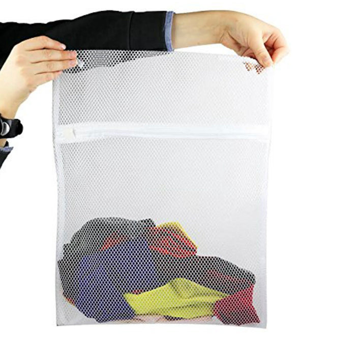 4 Pc Mesh Lingerie Laundry Bag 15" 20" Delicates Panty Hose Bras Underwear Wash