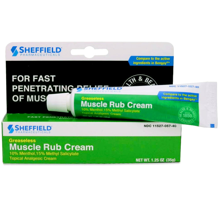 6 X Pain Relief Muscle Rub Cream Headache Sore Workout Menthol Sprain Analgesic