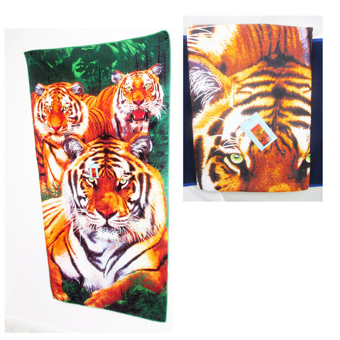 6 Jumbo Beach Pool Bath Towel Swim Absorbent Microfiber Drying Washcloth Shower