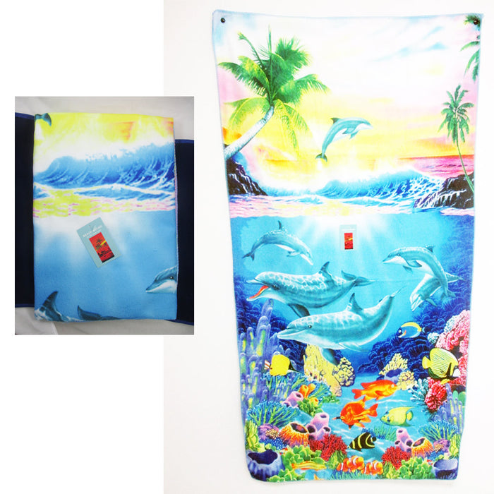 6 Jumbo Beach Pool Bath Towel Swim Absorbent Microfiber Drying Washcloth Shower