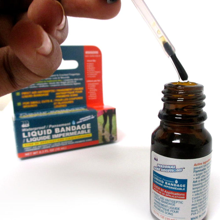 Liquid Bandage 0.3oz Skin Adhesive Hard Cuts Scrapes Wounds Callus Waterproof