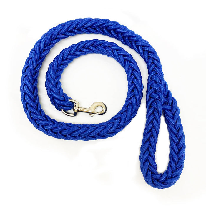 Braided Dog Leash Heavy Duty Nylon Training Walking Thick Rope Medium Large Dogs