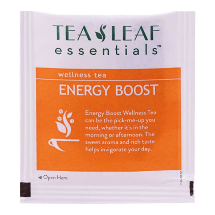 20 Ct Natural Herbal Tea Cacao Husk Energy Boost Leaf Bags Health Wellness Drink