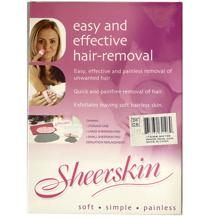 Hair Removal Set Exfoliating Kit Smooth Leg Skin Pad Arm Face Upper Lip Remover