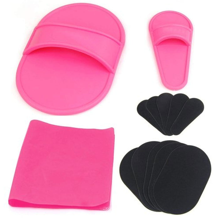 Hair Removal Set Exfoliating Kit Smooth Leg Skin Pad Arm Face Upper Lip Remover