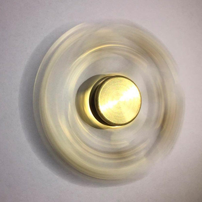 3 Pc Fidget Hand Spinner Toy Anxiety Stress Relief Focus EDC UFO Metallic ADHD