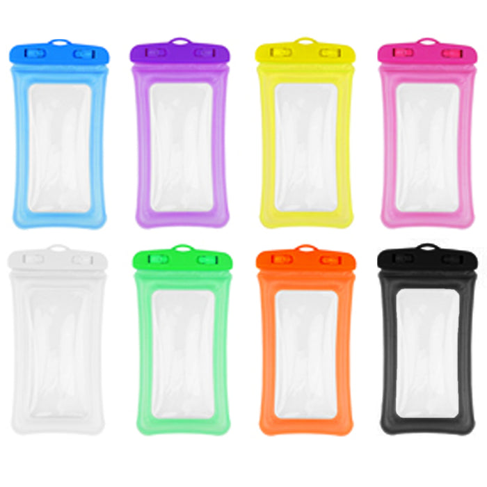 2 Pc Waterproof Pouch Floating Phone Case Underwater Cell Dry Bag