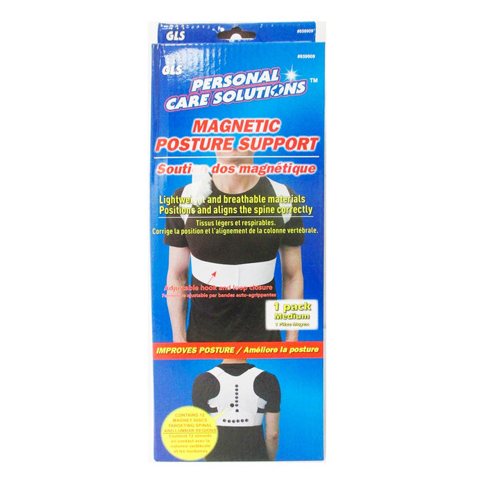 Magnetic Posture Support Corrector Brace Therapy Comfort Shoulder Back Relief M