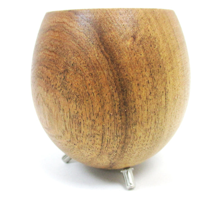 Argentina Mate Gourd Designer Calden Wood Yerba Tea Cup Straw Bombilla Kit 32326