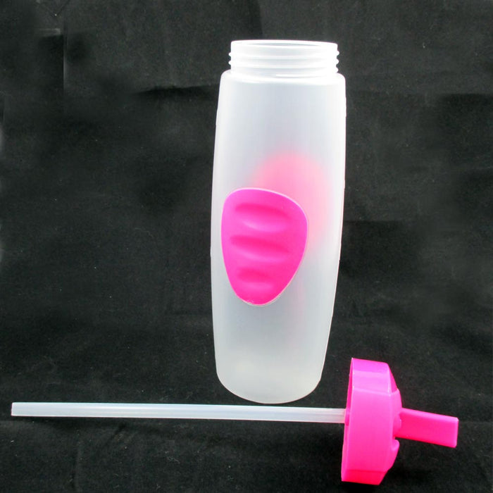 2 Pc 20 Oz Sports Water Drinking Bottles Plastic Canister Hiking Outdoor New !