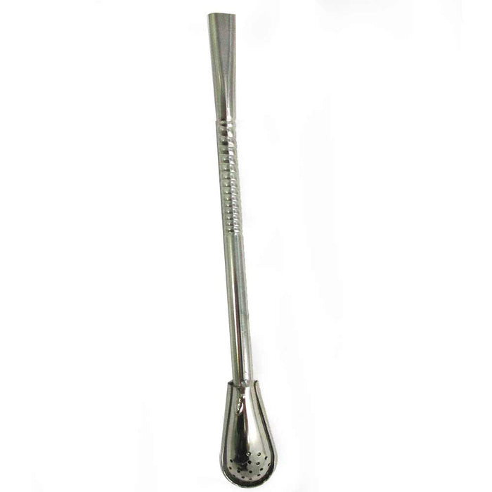 Yerba Mate Bombilla Metal Silver Straw Drinking Tea Reusable Filtered Argentina
