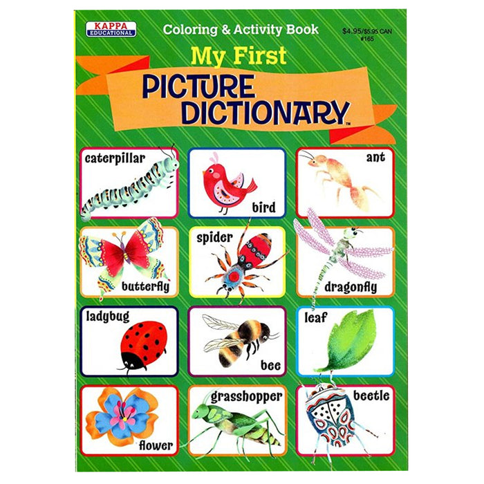 3 Pack First Words Learning Books Kids Math Animal Coloring Activity Book Baby