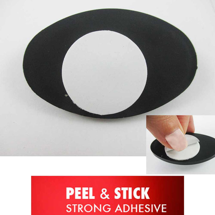 2 Universal Wide Angle Oval Rear Side View Blind Spot Mirror SUV Car Peel Stick