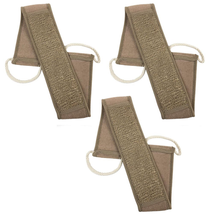 3 Natural Back Scrubber Large Loofah Exfoliating Sponge Pad Body Clean Relax Spa