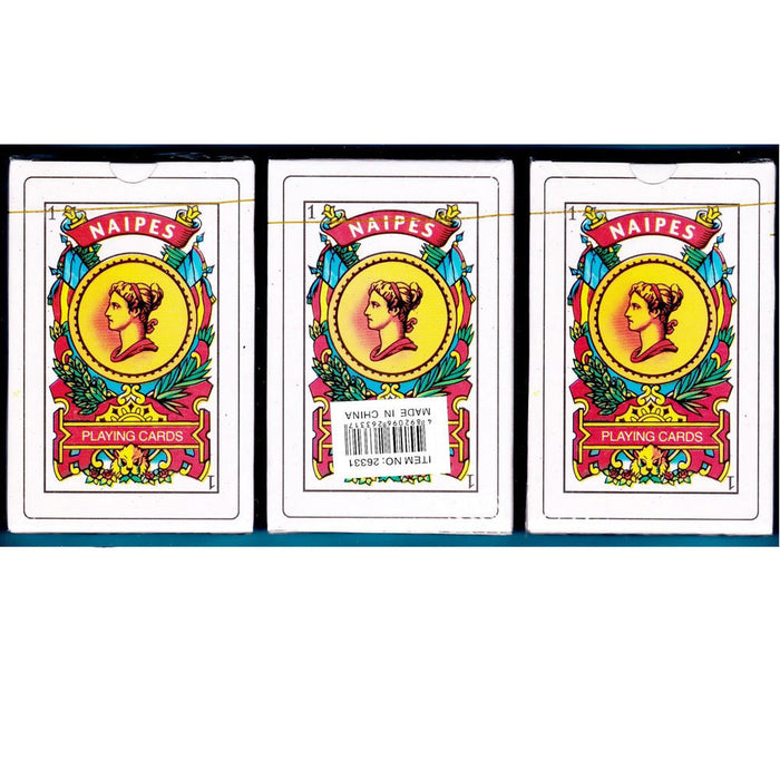 3 Decks Spanish Playing Cards Baraja Espanola 50 Cards Naipes Tarot New Sealed