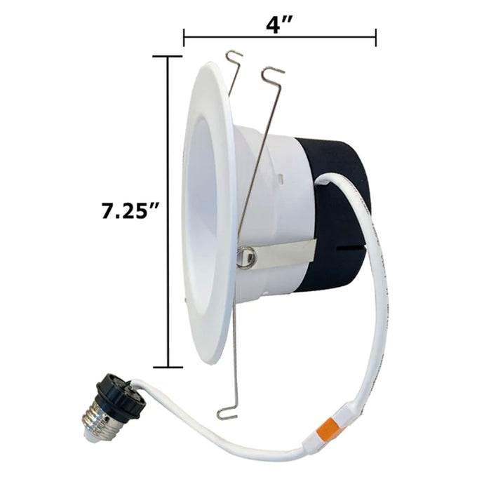 4 Packs Philips LED Recessed Ceiling Light 10W 65W Downlight Retrofit Trim 5" 6"