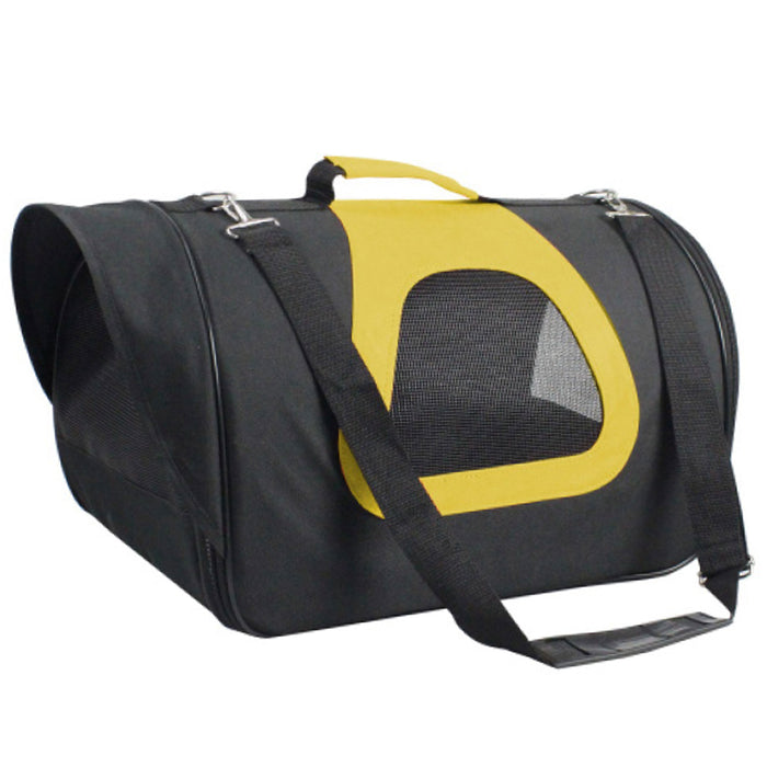 1 Small Portable Poly Pet Carrier Mesh Travel Puppy Kitten Dog Cat Tote Bag 13"