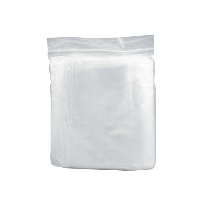 100 Clear 2 Mil Poly Bags Plastic Seal Top Zip Bag Lock Reclosable Poly Jewelry