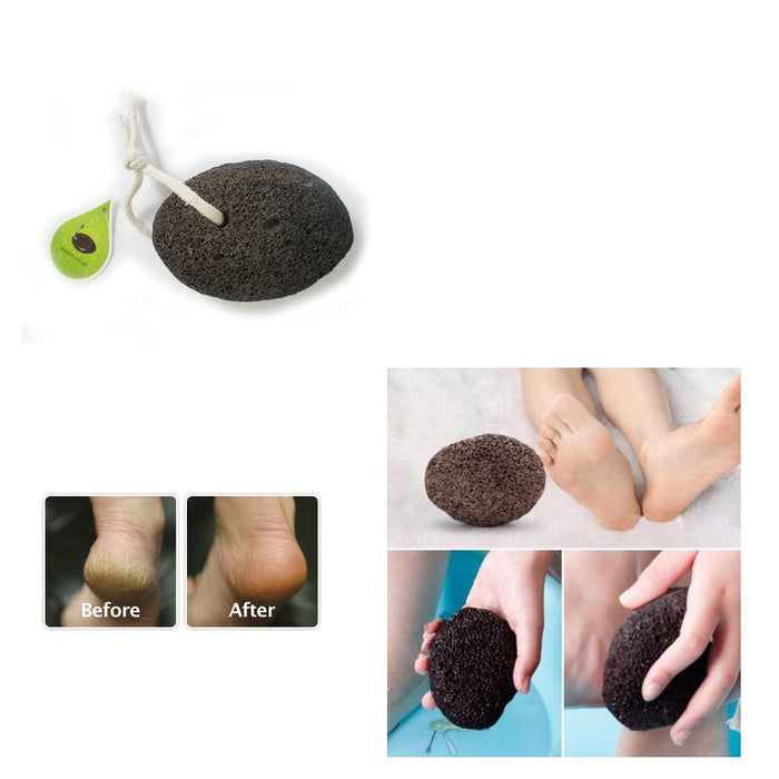 1 Natural Lava Pumice Volcanic Foot Stone Scrubber Dead Skin Callus Remover Care