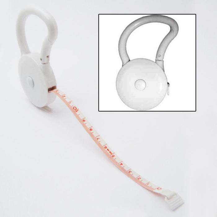 3 Retractable Tape Measure Clip 60 Inch Measuring Cloth Sewing Seamstress Tailor