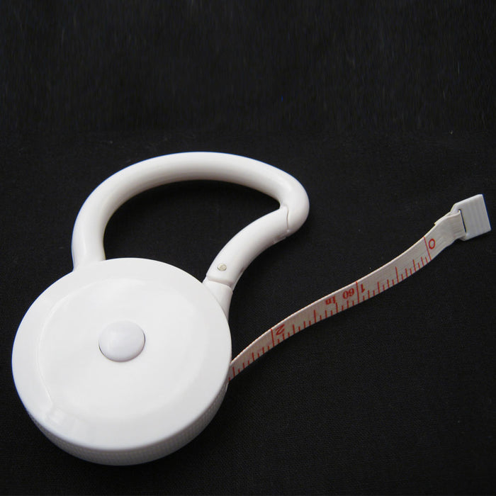 Retractable Tape Measure Clip 60 Inch Measuring Cloth Sewing Tailor Crafts Ruler