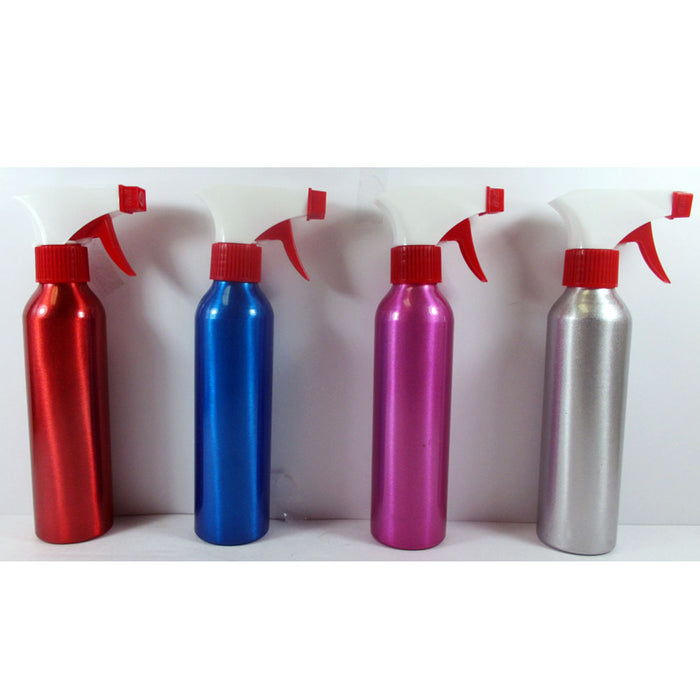 3 Aluminum Spray Bottles Water Empty Atomizer Mist Perfume Hair Care Salon Home