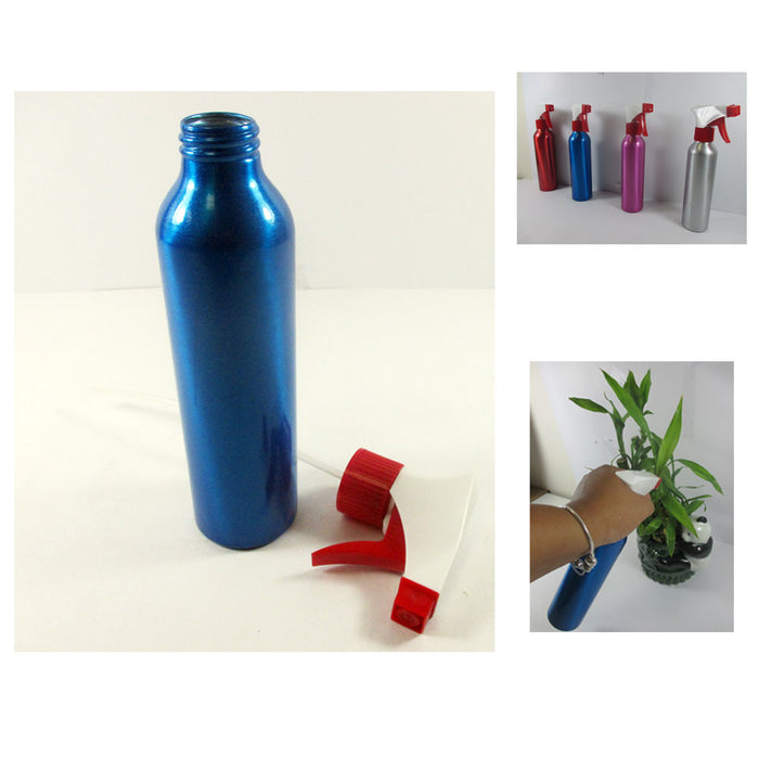 3 Aluminum Spray Bottles Water Empty Atomizer Mist Perfume Hair Care Salon Home