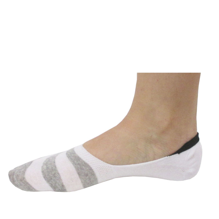 3 Pairs No Show Liner Socks Nonslip Grip Cotton Loafer Invisible Womens Men 9-11